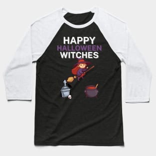 Happy halloween witches Baseball T-Shirt